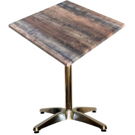 600mm Square Arizona Heat Proof Table Top on Standard Aluminium Base
